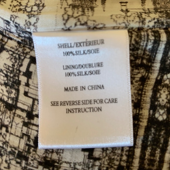 Theyskens' Theory | Dress in Gray White Multicolor Silk High-low Hem - Picture 10 of 11